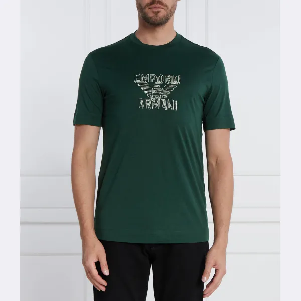 

Футболка стандартного кроя Emporio Armani, зеленый
