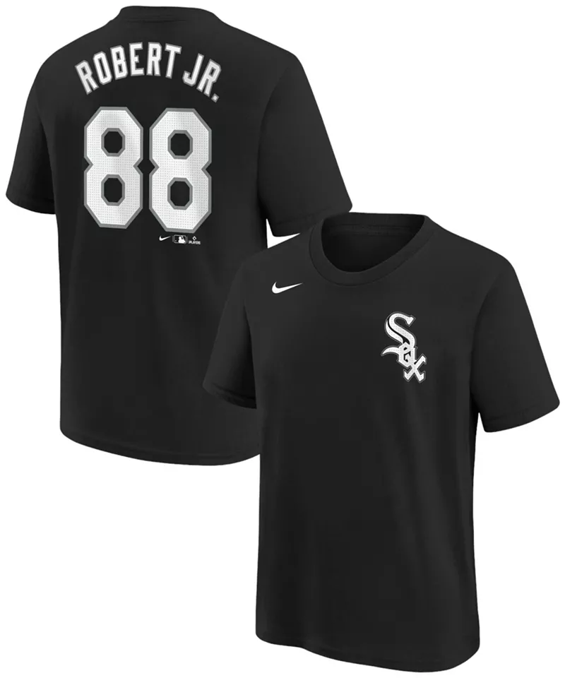 

Черная домашняя футболка Nike Youth Chicago White Sox Luis Robert Jr. #88