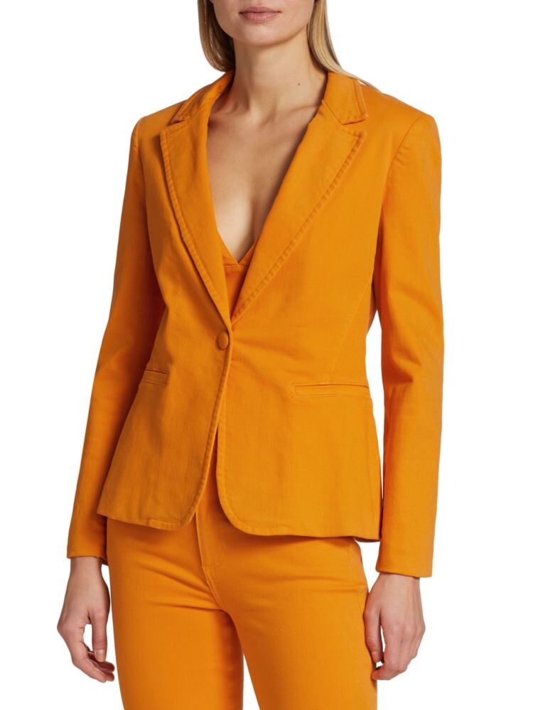 

Однотонный пиджак Macey Alice + Olivia, цвет Tangerine