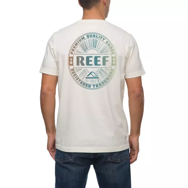 

Мужская футболка с рисунком лучей Reef, белый