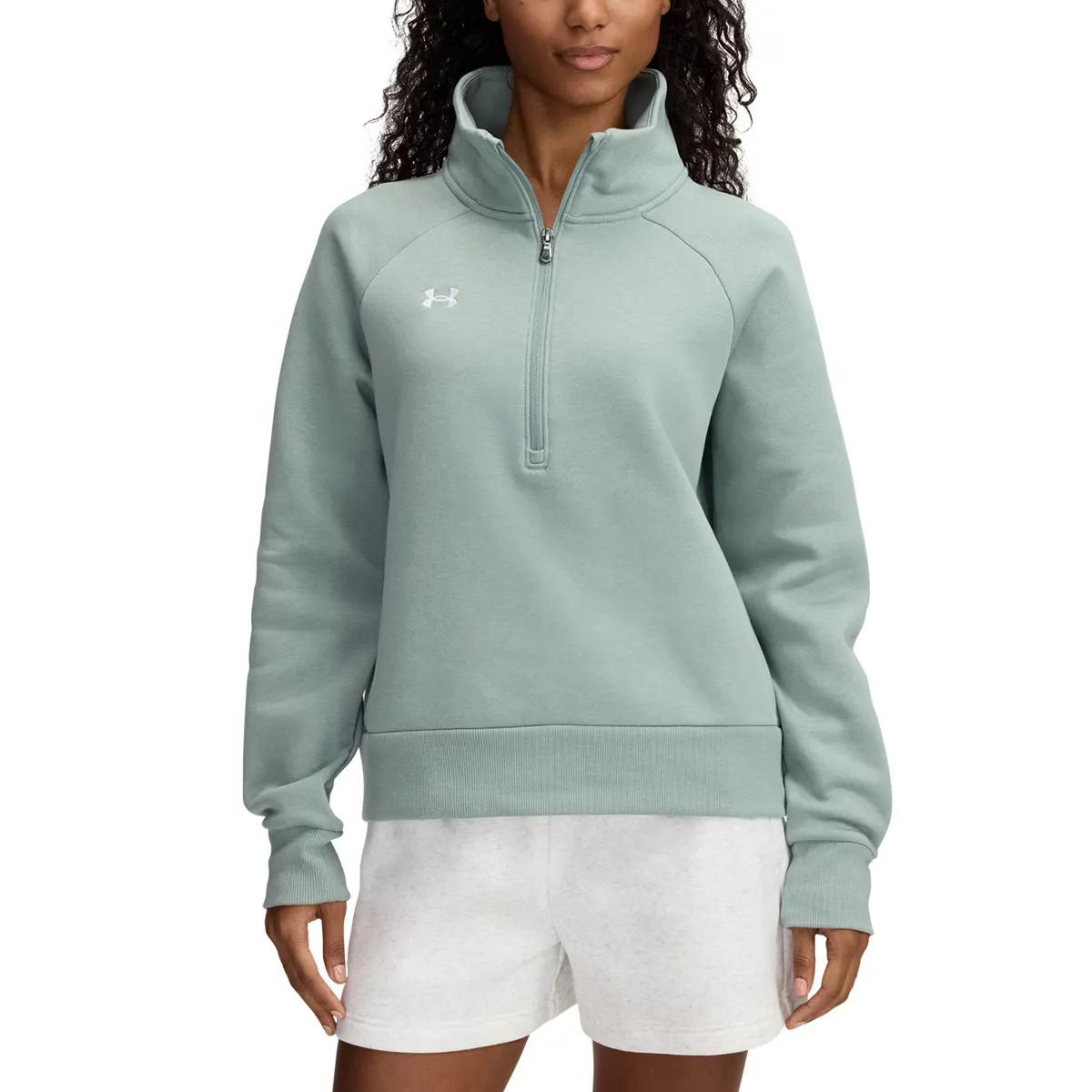

UA Rival Fleece HZ Under Armour женская толстовка, зеленый