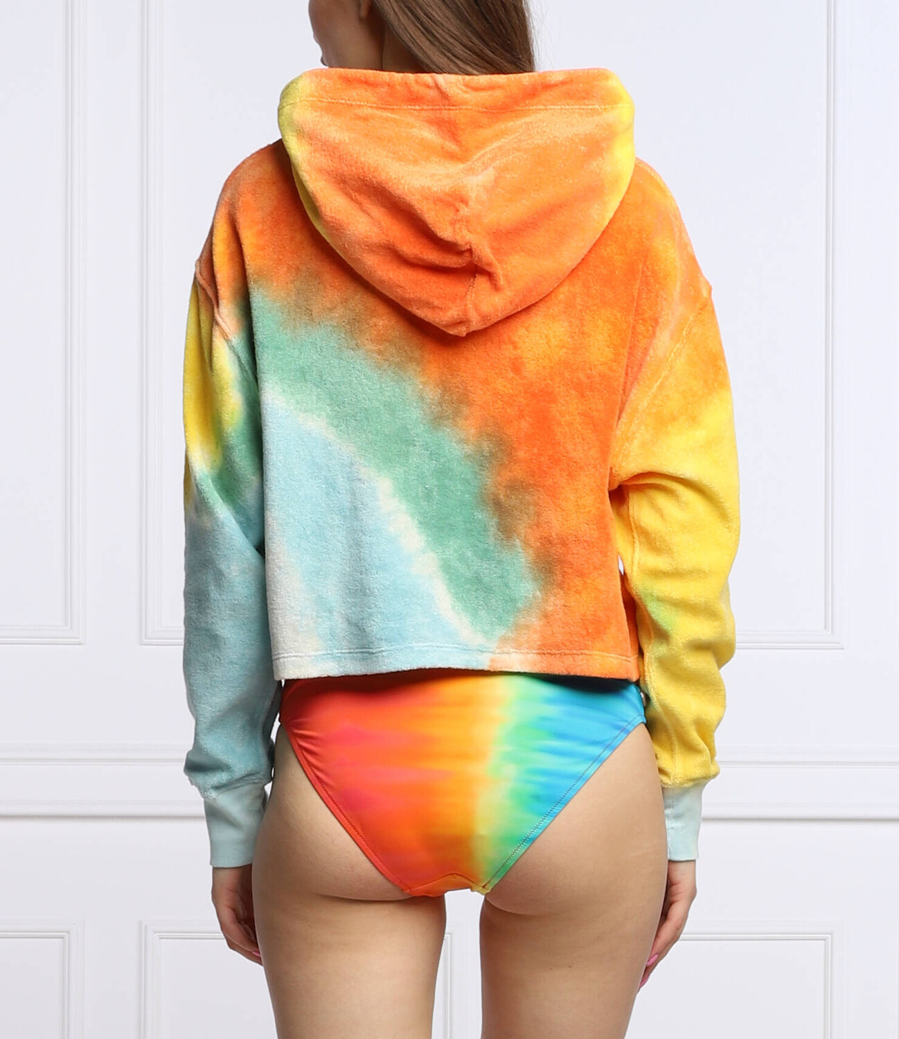 Толстовка POLO RALPH LAUREN cropped fit, разноцветный — фото 4
