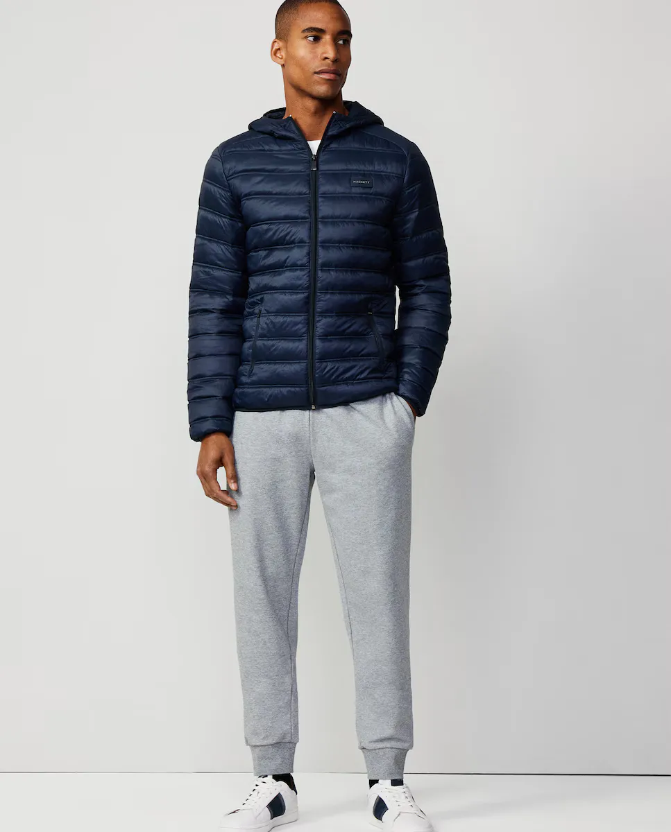 

Hackett Sport мужская утепленная куртка-пуховик с капюшоном, темно-синий