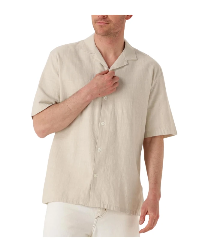 

Мужская рубашка-поло песочного цвета The Goodpeople, бежевый