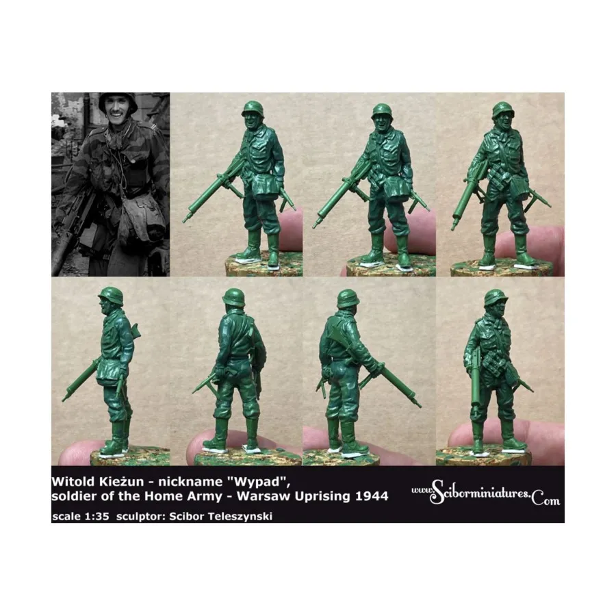 

Витольд Кезун Варшавское восстание - 1944 г., Historical Miniatures - Polish (1:35) (Scibor Monstrous Miniatures)