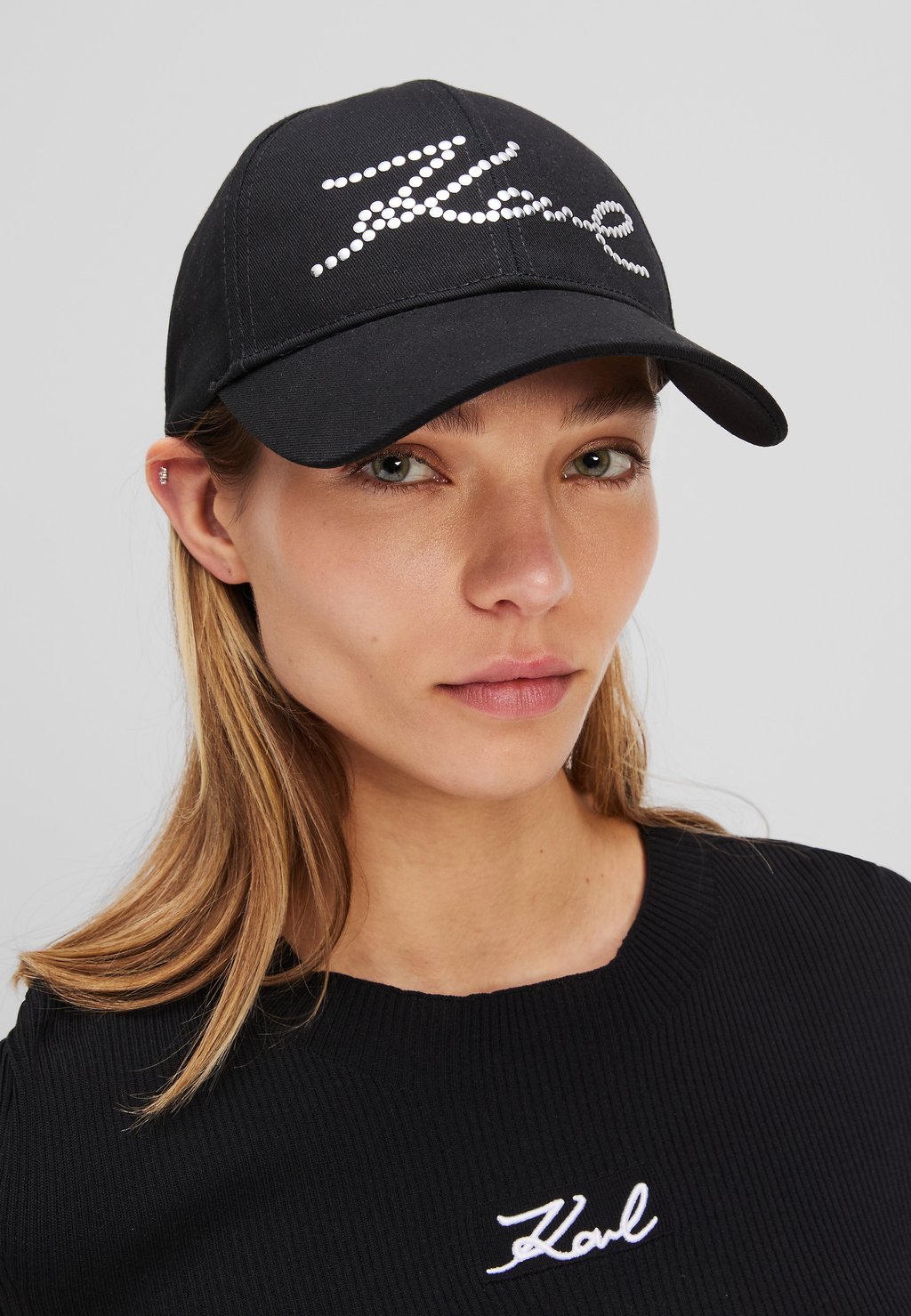 

Бейсболка K/SIGNATURE KARL LAGERFELD, черный