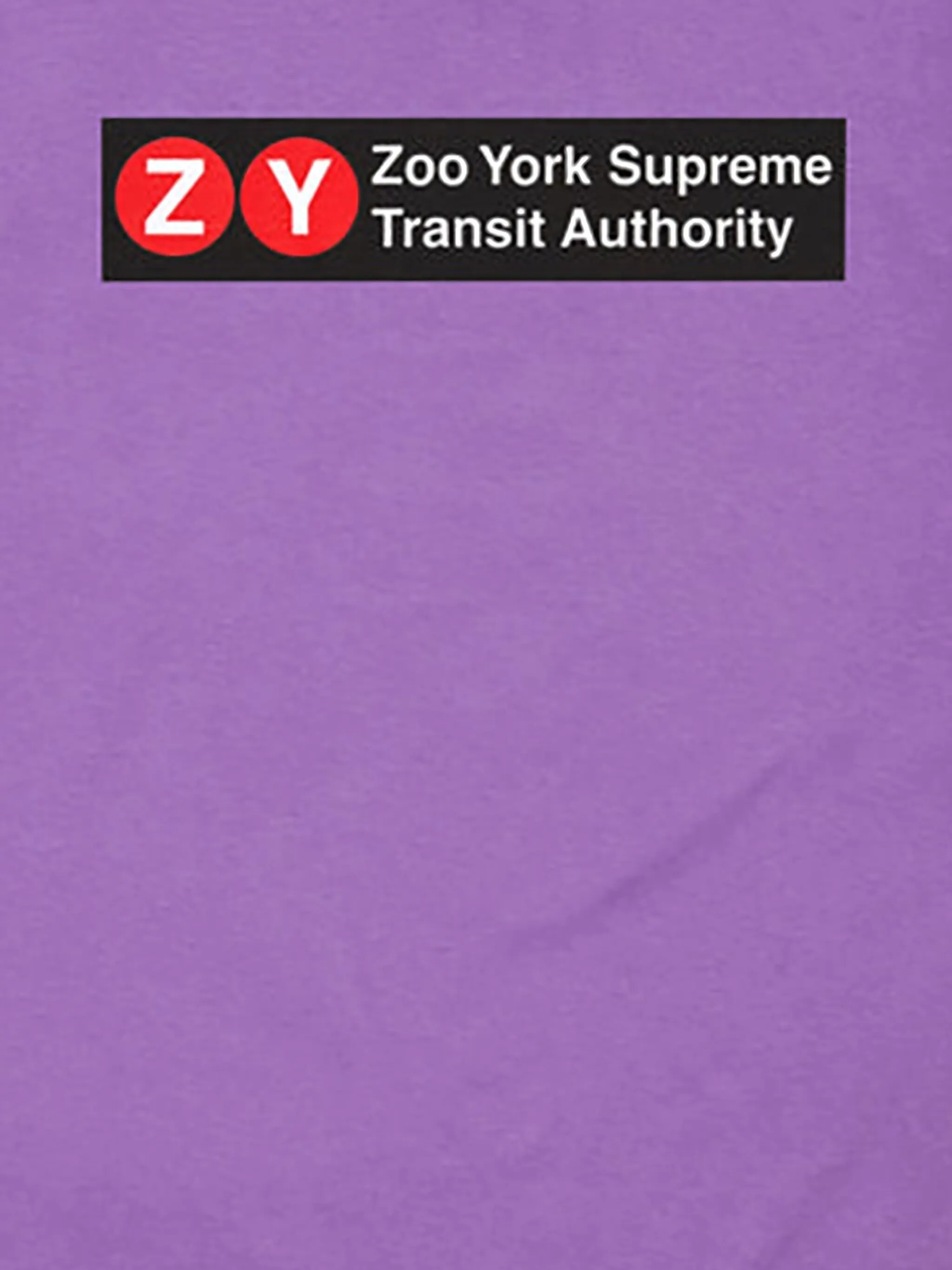Футболка Zoo York Transit SS 25 Supreme, фиолетовый — фото 2