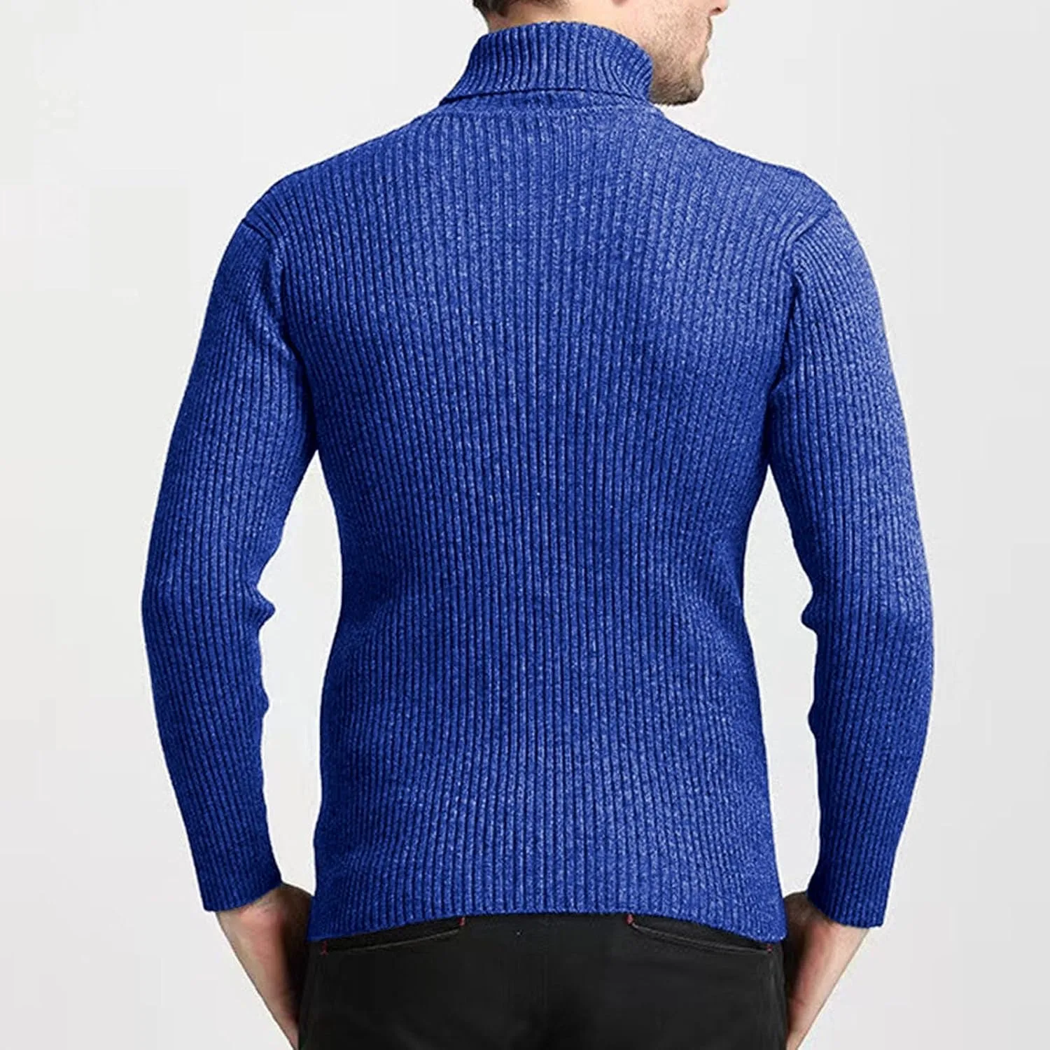 Толстовка-водолазка для мужчин Slim Fit — фото 3