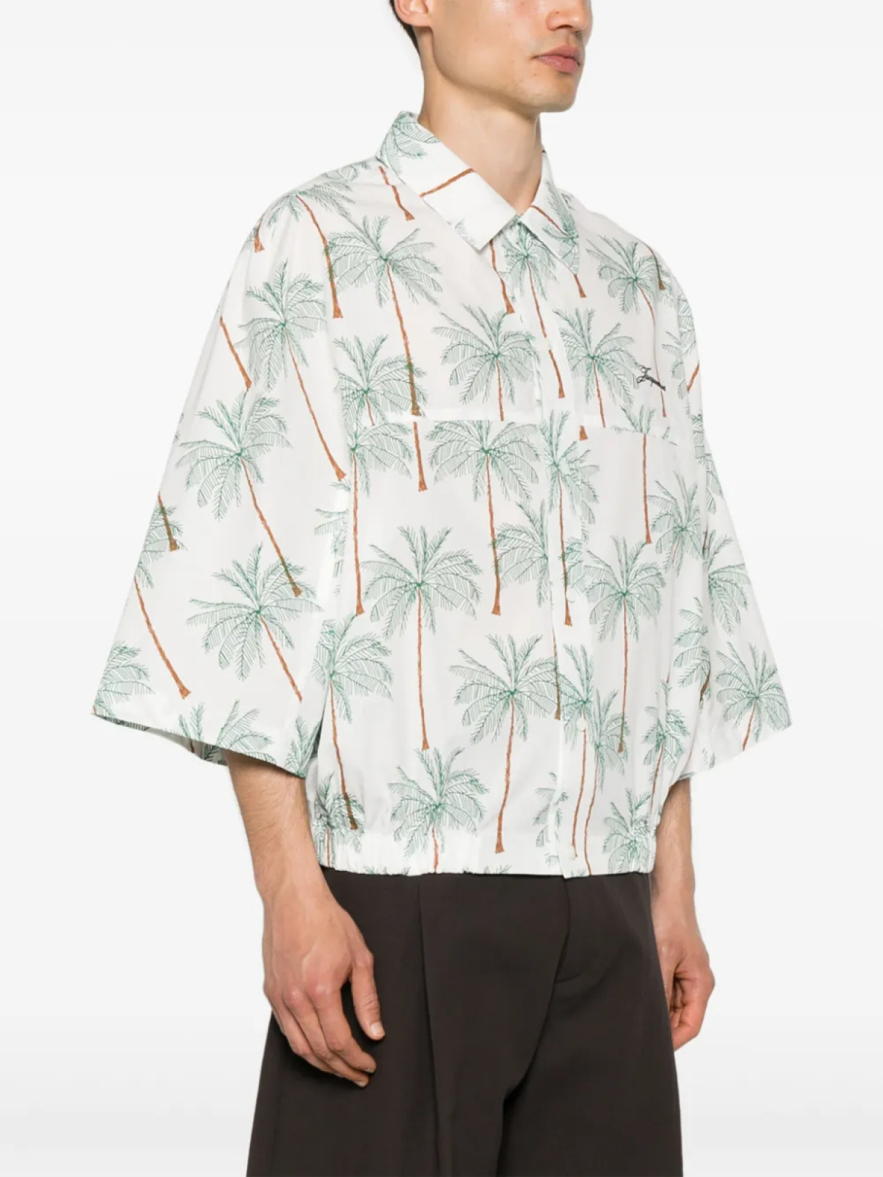 Рубашка Jacquemus La Chemise Canevas, белый — фото 3