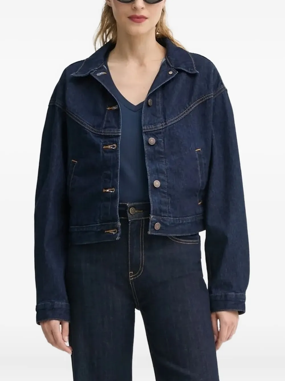 

Хлопковая джинсовая куртка Levi's, синий