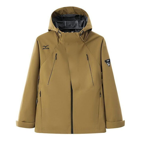 

Куртка windbreaker jacket 'brown' Mizuno, коричневый