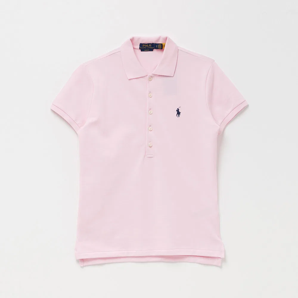 Женская рубашка поло розового цвета от Polo Ralph Lauren