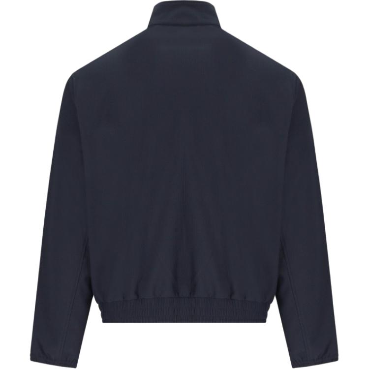 EMPORIO ARMANI Эффект канеле Стрич Полная молния Блузон, Marine Blue — фото 3