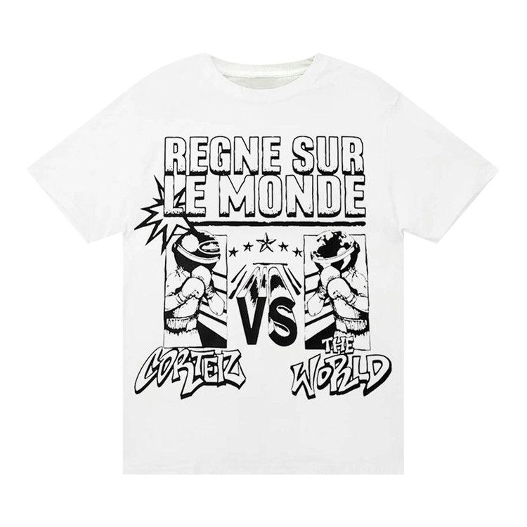 

Футболка Corteiz Regne Sur Le Monde Tee, White