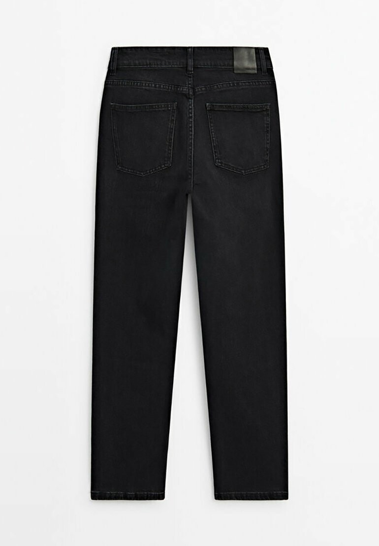 

Джинсы узкого кроя CROPPED SLIM FIT Massimo Dutti, черный