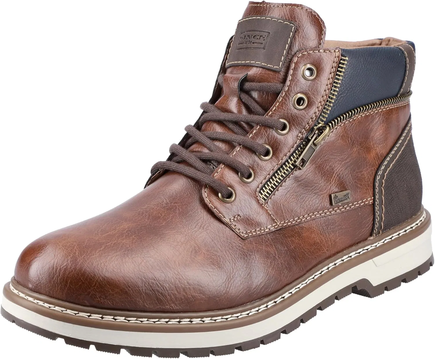 Мужские модные ботинки Rieker F3830, Brown