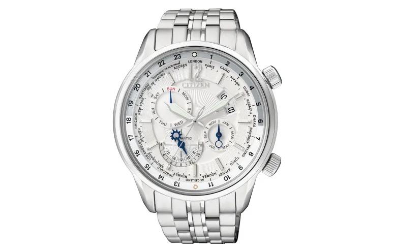 

CITIZEN Часы Automatic Mechanical Movement Stainless Steel Strap Watch 44.5mm Men's Watch White Dial, White
