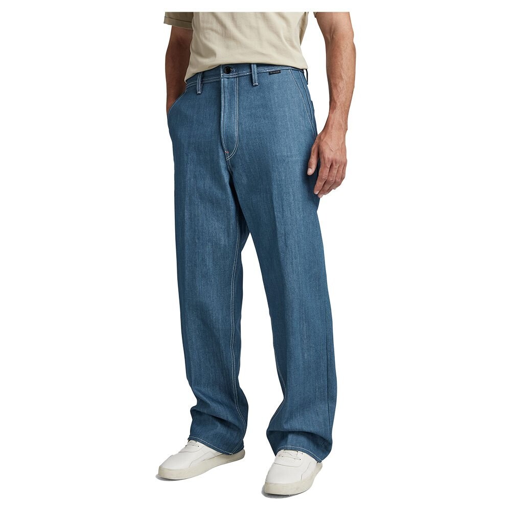 

Брюки G-Star Modson Straight Fit Chino, синий