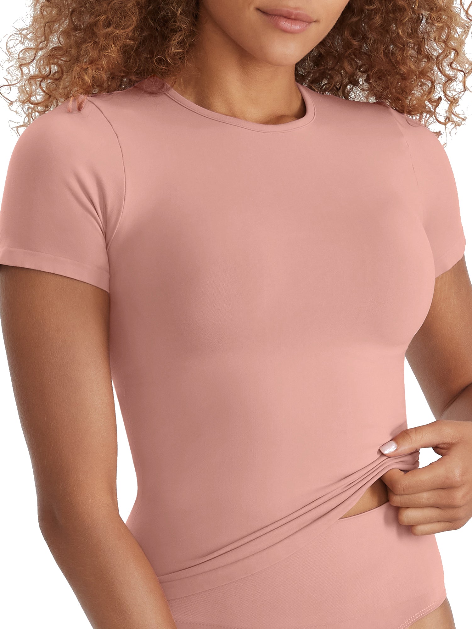 

Футболка бесшовная Bare Women's The Smoothing, цвет ash rose
