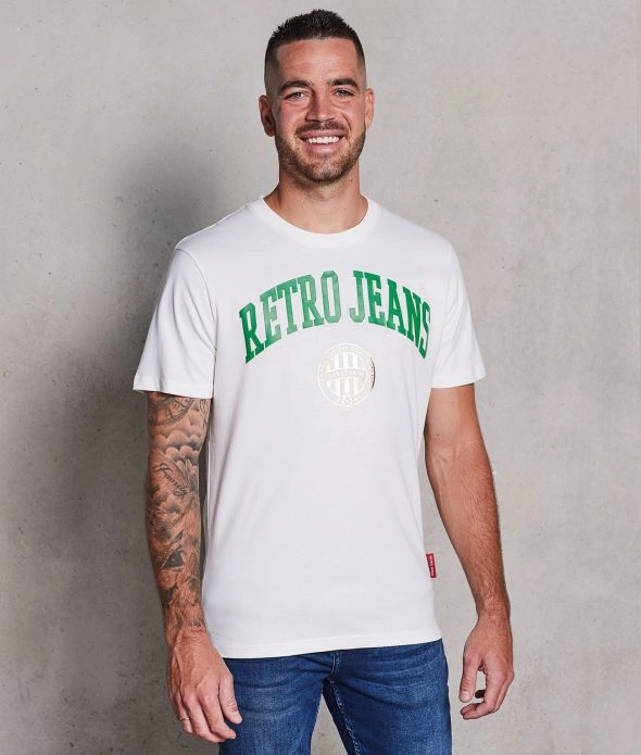 

Футболка Green Eagle Retro Jeans, белый