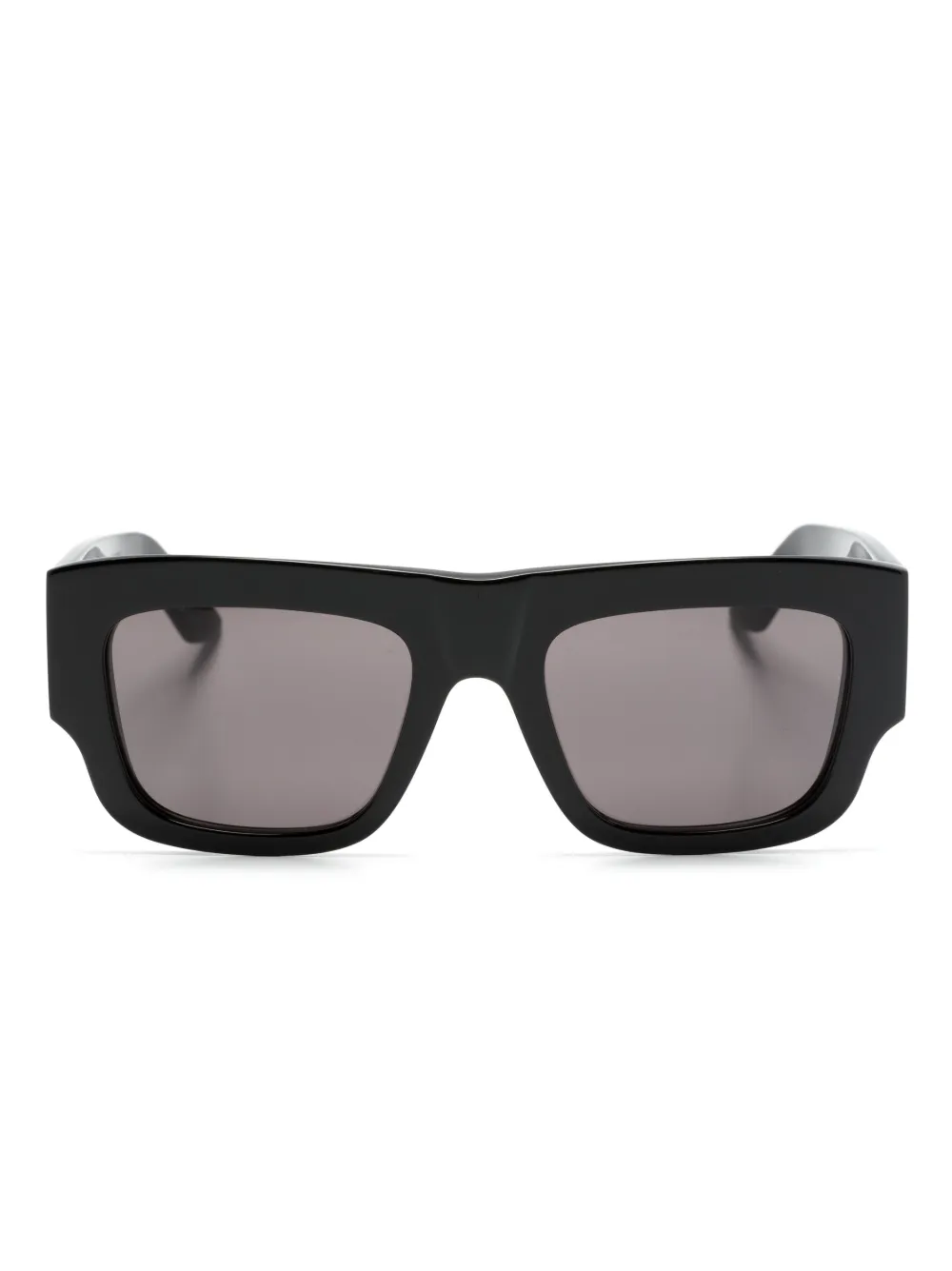 

Солнцезащитные очки в квадратной оправе с логотипом Alexander McQueen Eyewear, черный