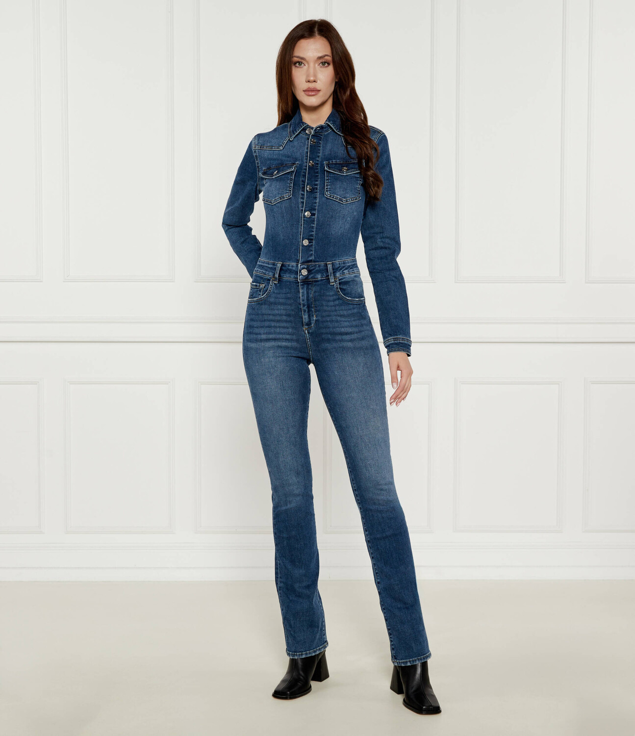 

Комбинезон Liu Jo Salopette Mistery Slim Fit denim, синий