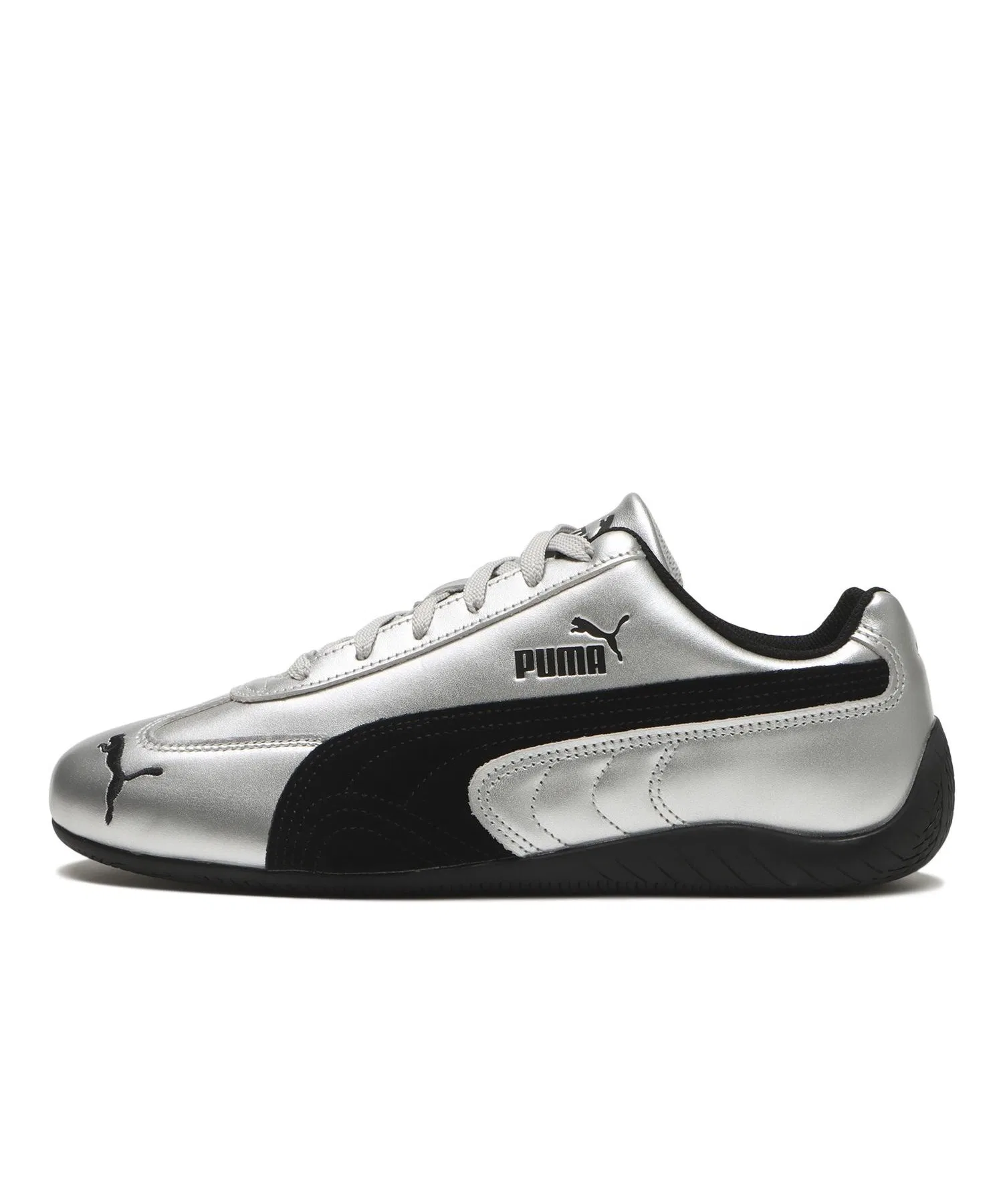 Унисекс кроссовки PUMA SPEEDCAT METALLIC серебристые — фото 3