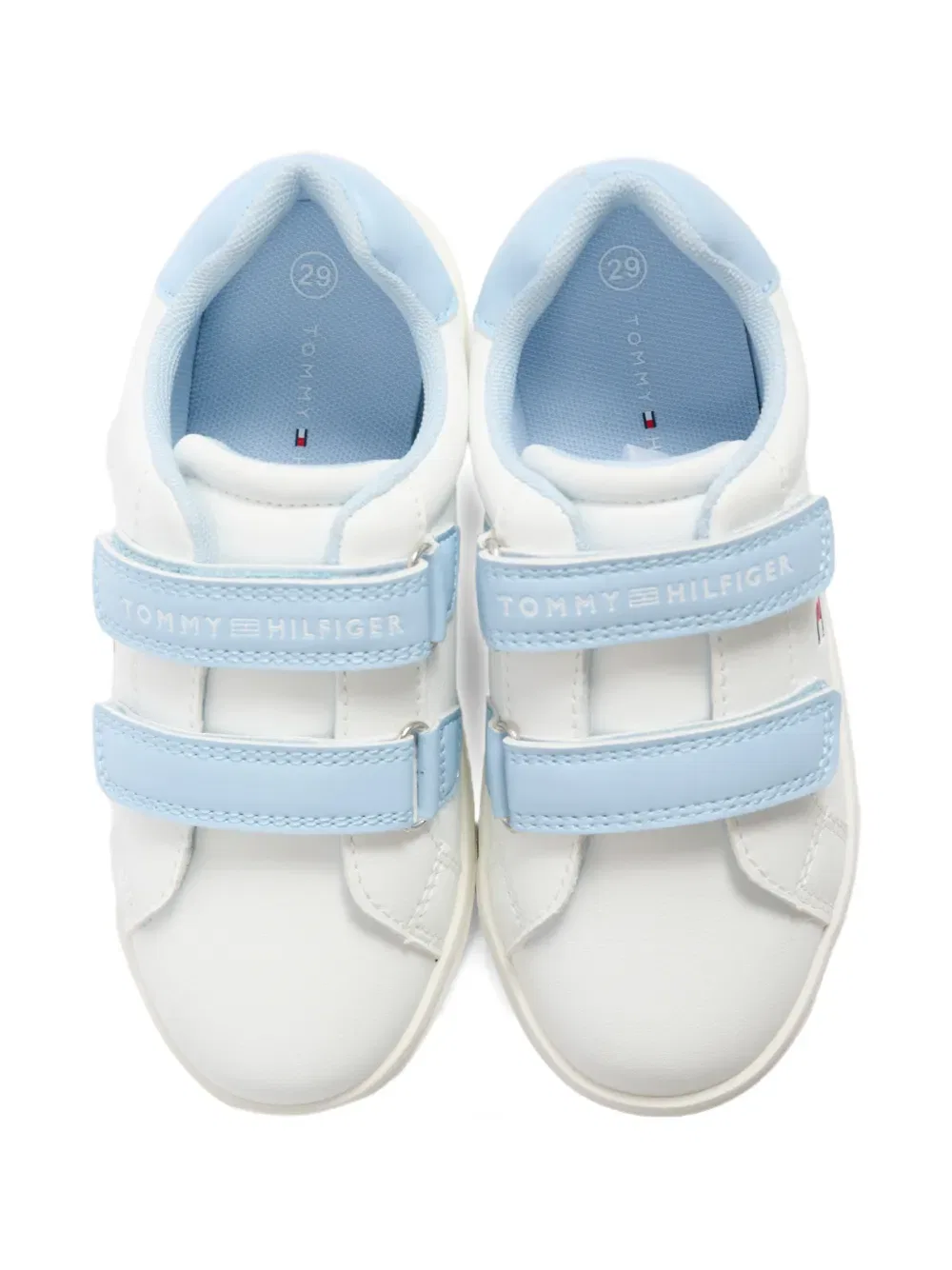 Кроссовки с ремешком на липучке Tommy Hilfiger Junior, белый — фото 3