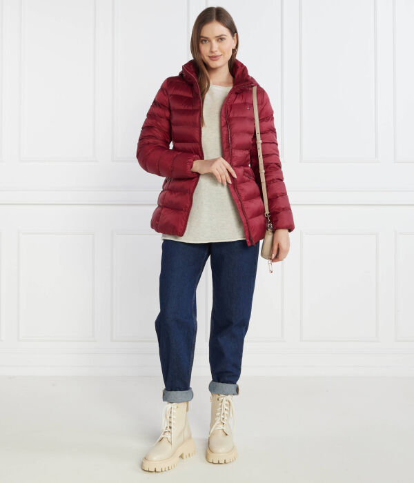 Куртка mw утепленная глобальная полоса Regular fit Tommy Hilfiger, красный — фото 2