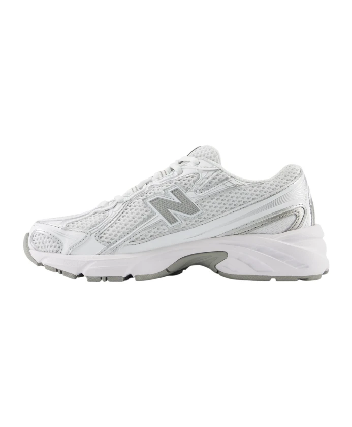 Белые повседневные кроссовки для детей New Balance, серый — фото 2