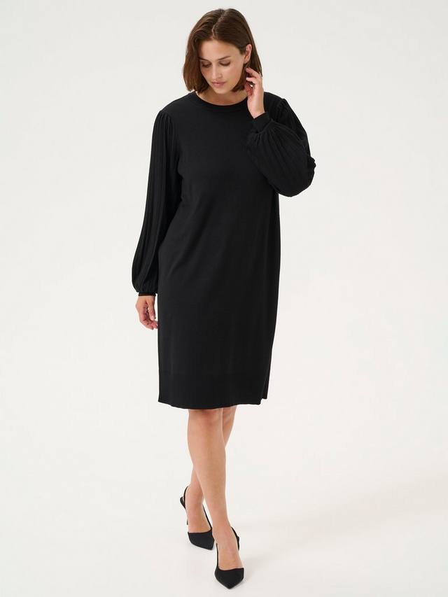 

Одиночное трикотажное платье длиной до колен KAFFE, цвет Deep Black