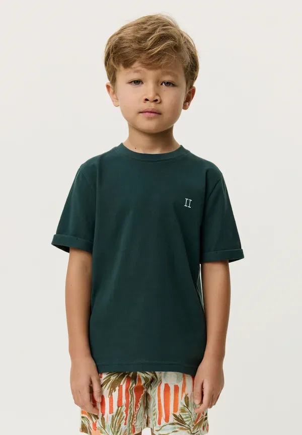 Футболка Les Deux Core Contrast Basic T-Shirt, сосново-зеленый