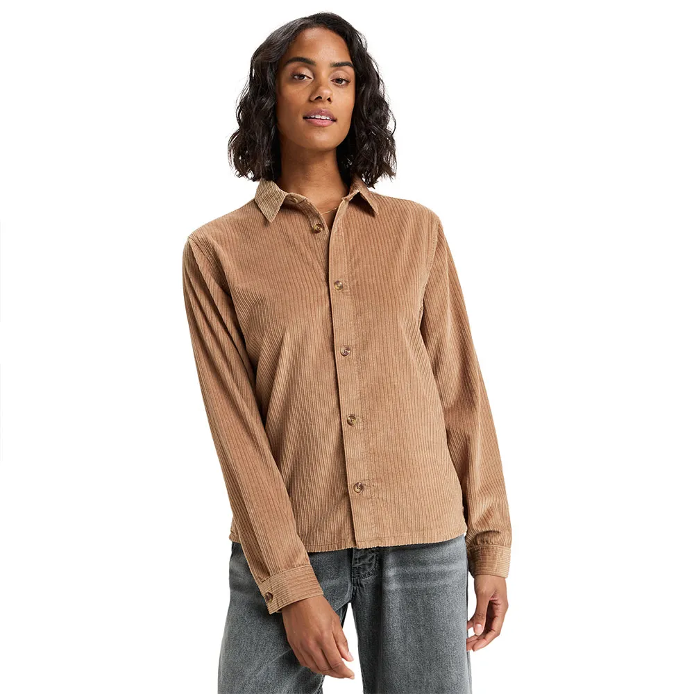 

Рубашка с длинным рукавом Roxy Vl Over The Silence, коричневый