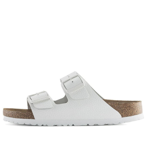

Сандалии arizona soft footbed leather sandals 'white' Birkenstock, белый