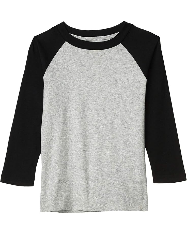 

Рубашка #4kids Essential Raglan Long Sleeve Shirt, цвет Heather Grey/Black