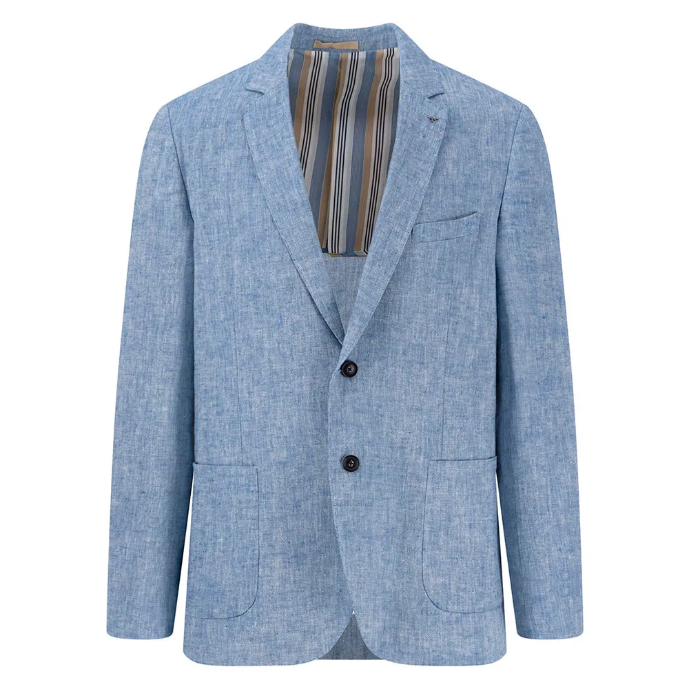 

Блейзер Fynch Hatton Linen Herringbone, синий