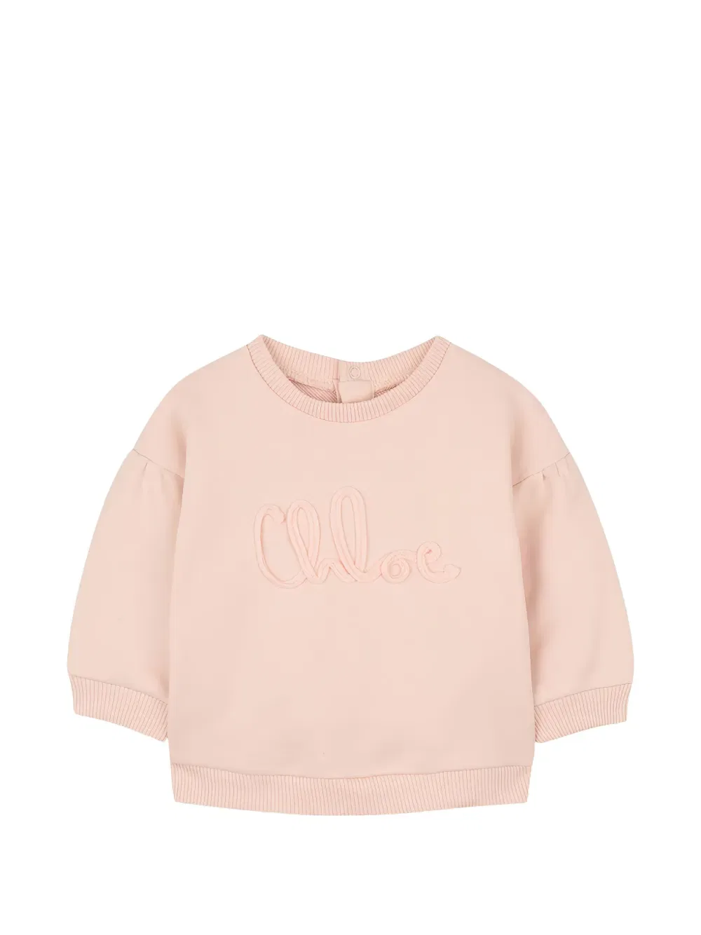 Толстовка с вышитым логотипом Chloe Kids, розовый