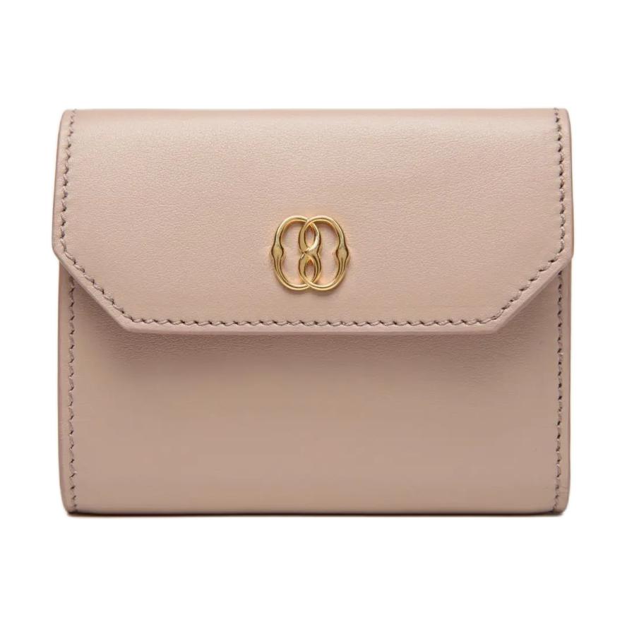 

BALLY Однотонный женский кошелек из телячьей кожи светло-коричневого цвета