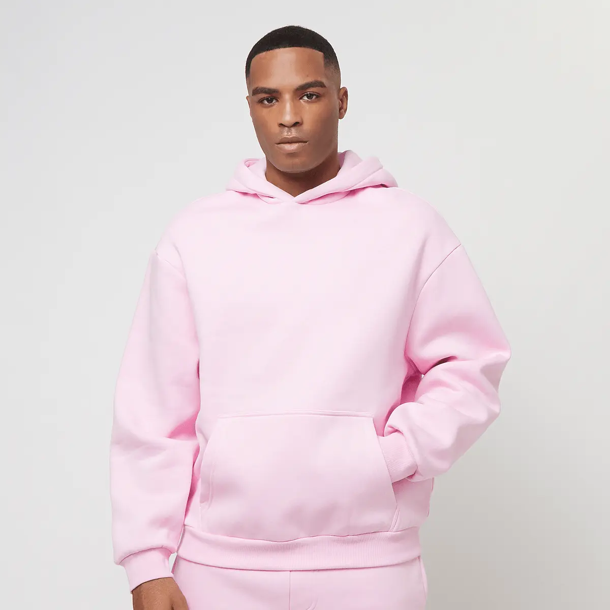 

Толстовка Urban Classics Fluffy Hoody, розовый