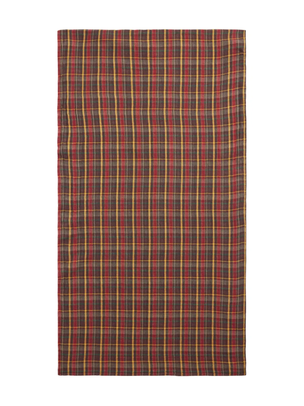 

Шарф в клетку Ralph Lauren RRL, коричневый