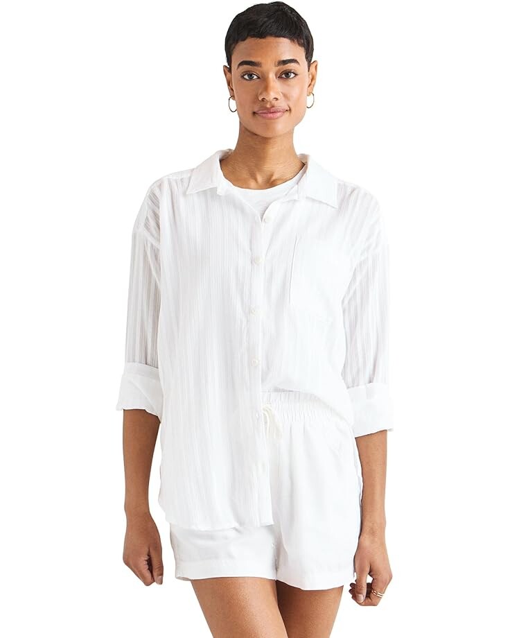 

Рубашка Splendid Bloom Button Down, белый