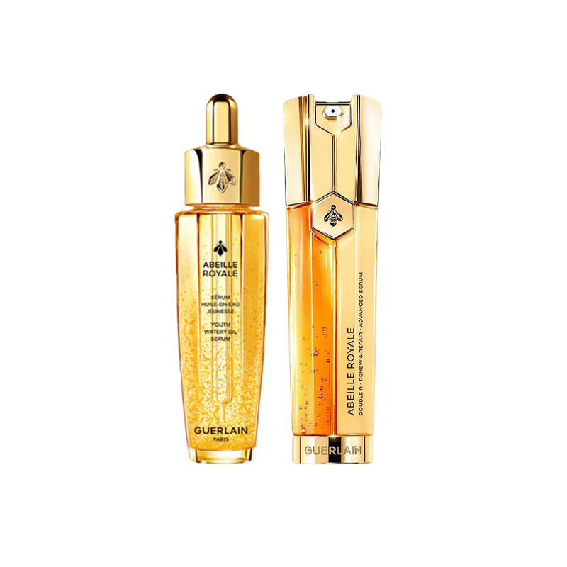 

GUERLAIN Jiaolan сыворотка Gold Repairing CP набор увлажняющий 30мл+30мл/50мл+50мл