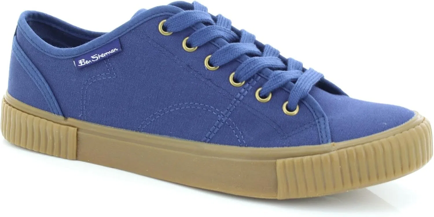 Мужские туфли-лодочки Ben Sherman Canvey Comfort Classic Smart Fashion Casual из парусины, Navy