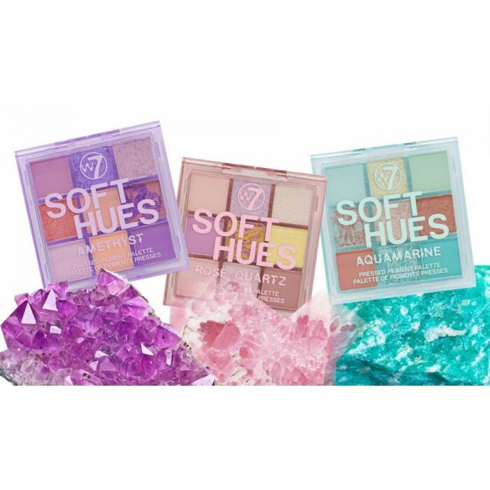 

Тени для век Paleta de Sombras Soft Hues Amethyst W7, Multicolor