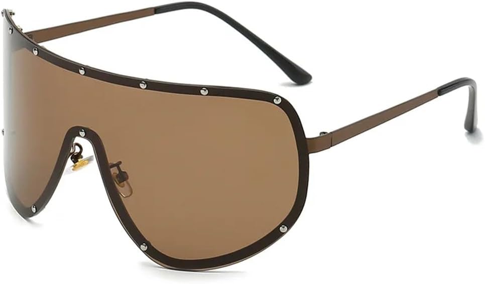 

Солнцезащитные очки в стиле стимпанк большого размера для женщин, модные тренды панк, солнцезащитные очки в стиле Y2k для мужчин, очки с защитой от УФ-излучения UV400 KTUCN, 2