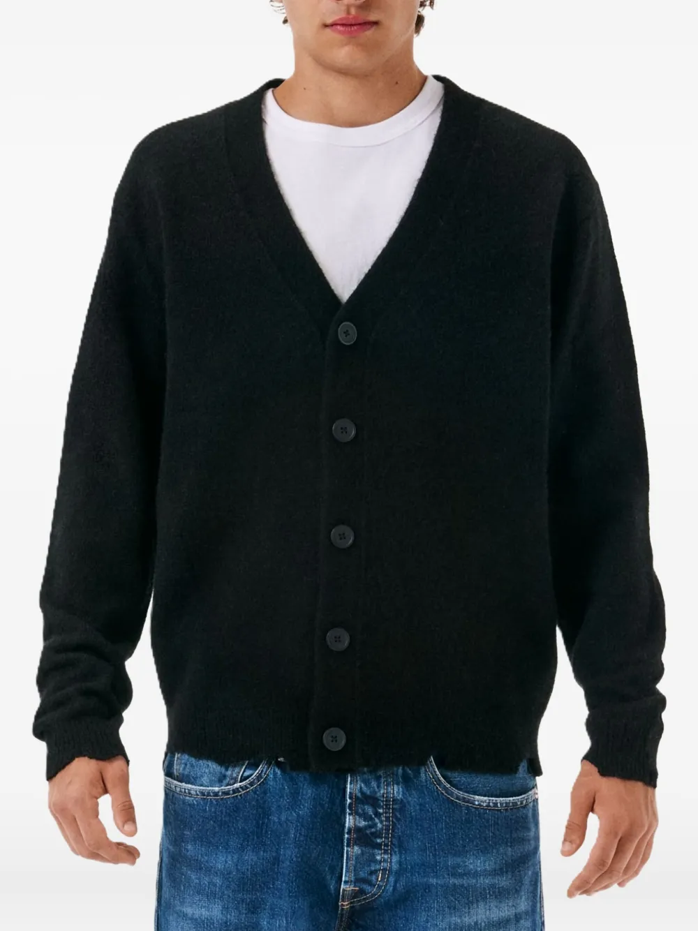 

Кардиган на пуговицах с V-образным вырезом Cycle, черный