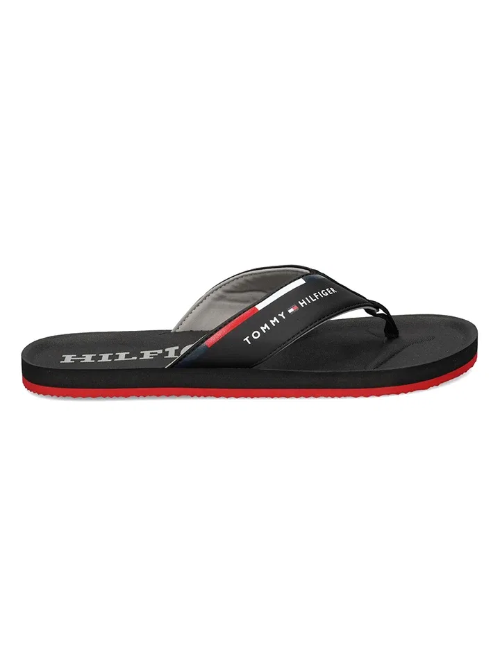 Шлепанцы черные Tommy Hilfiger Shoes — фото 3