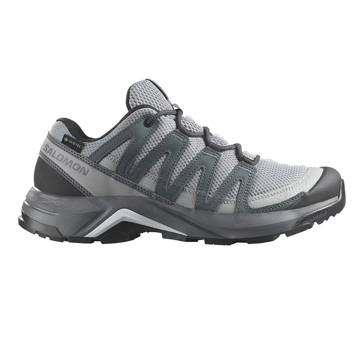 

SALOMON X-ADVENTURE RECON GTX W женские кожаные походные ботинки, серый