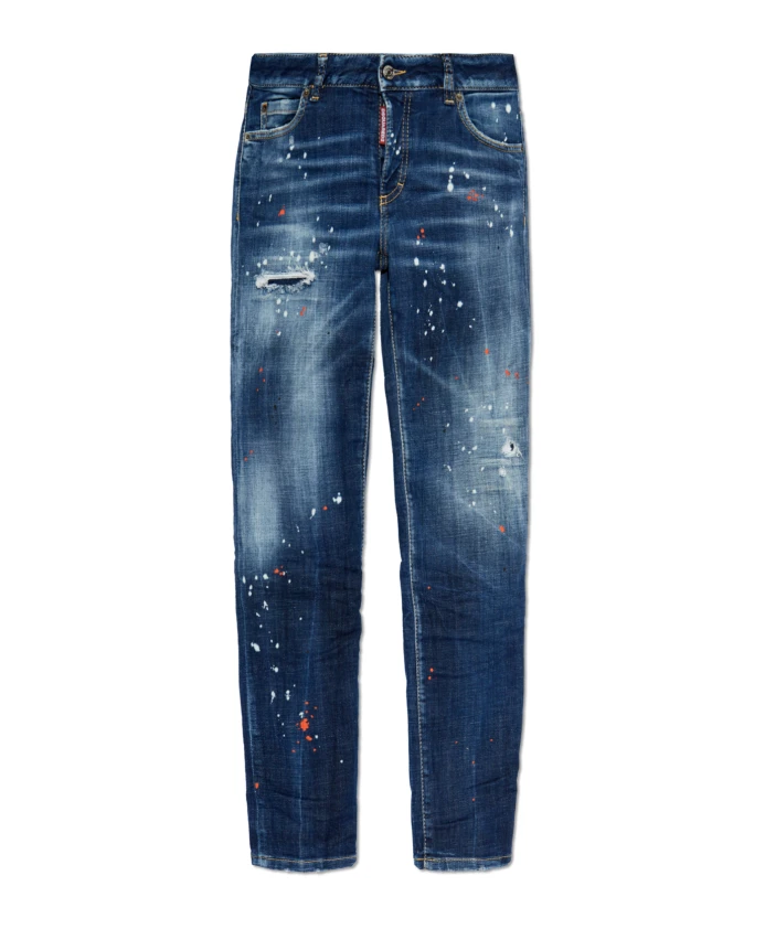 

Джинсы средней посадки, Дженнифер Dsquared2, синий