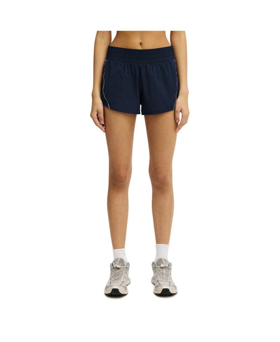 

Женские спортивные шорты с изогнутым низом COTTON ON, Prep sport navy